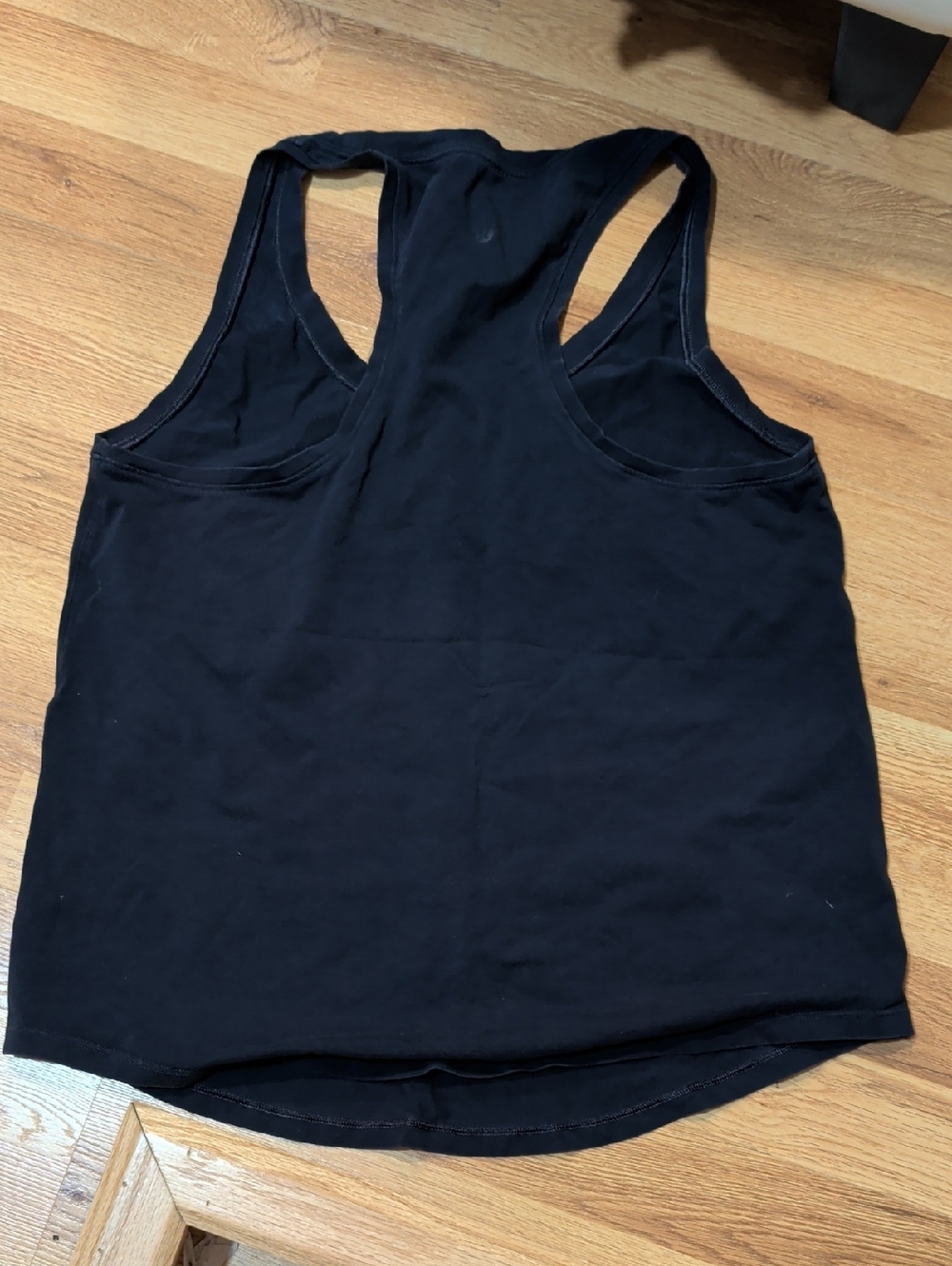 Womens Black Racerback Tank Top